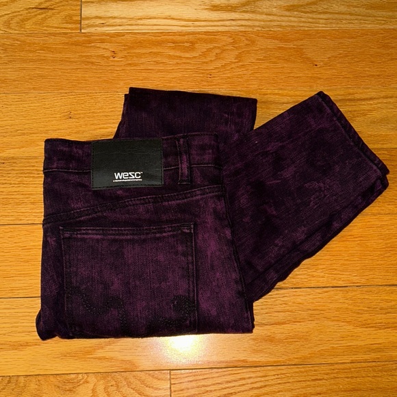 Purple Tie Dye Jeans - 26 - Picture 1 of 3